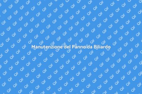 Foderare il Panno del Tavolo da Biliardo