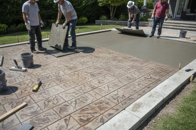 Quanto costa installare calcestruzzo timbrato?