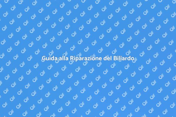 Come Riparare un Tavolo da Biliardo