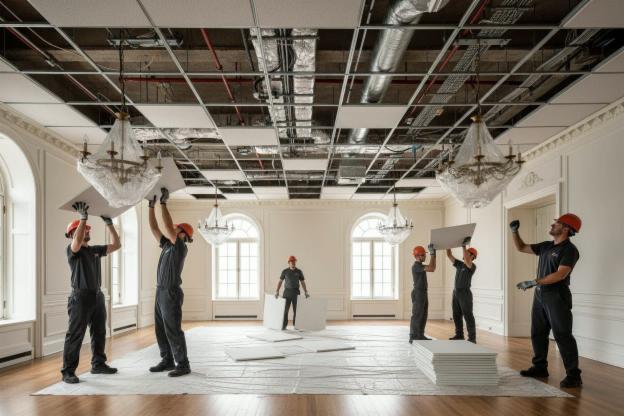 Quanto costa rimuovere il soffitto acustico?