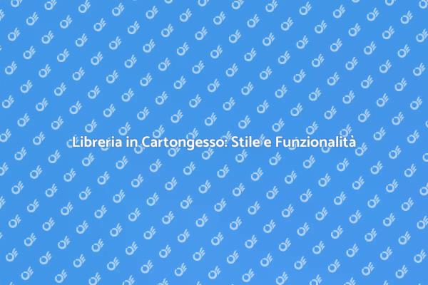 Librerie in Cartongesso: Creatività e Stile