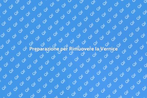 Rimozione della Vernice: Preparazione Essenziale