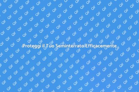 Impermeabilizzazione Seminterrato Sicura