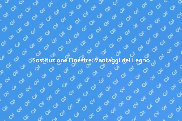 Finestre in Legno: Ristruttura con Stile