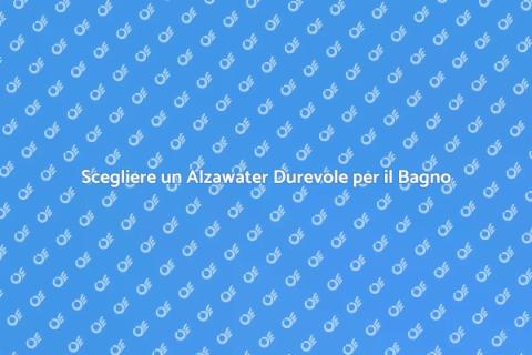 Alzawater Meccanico Durevole per Bagno
