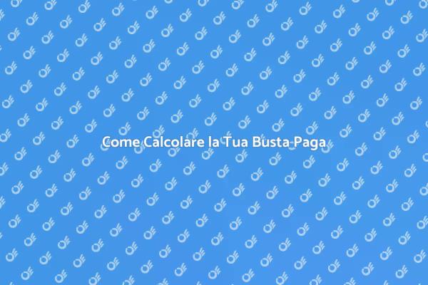 Calcolo Facile della Busta Paga
