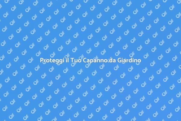 Isolamento Efficiente per Capanni da Giardino