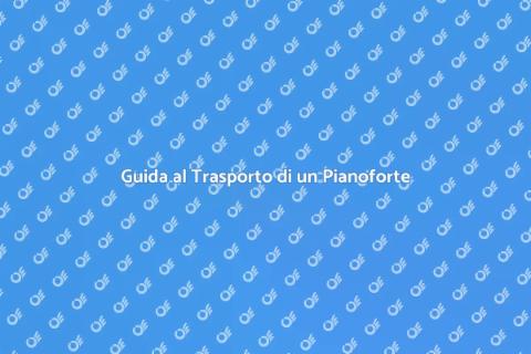 Trasportare un Pianoforte Verticale