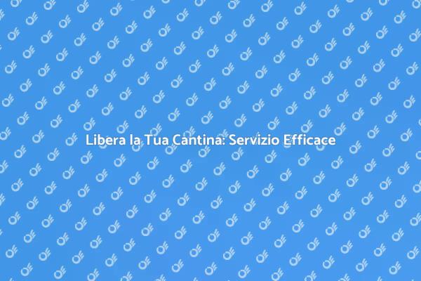 Trasforma la Tua Cantina Oggi