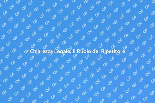 Ripetitore per Diritto: Chiave dell'Unità