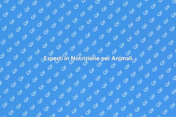 Consulenza Nutrizionale per Animali