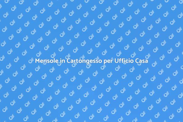 Trasforma il Tuo Ufficio con Mensole