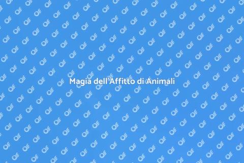Affitto di Animali per Occasioni Speciali