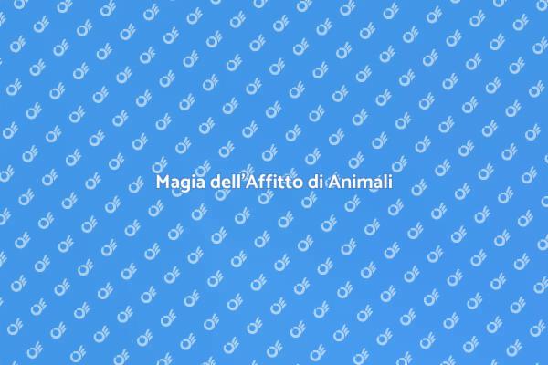 Rendi Unico il Tuo Evento con Animali