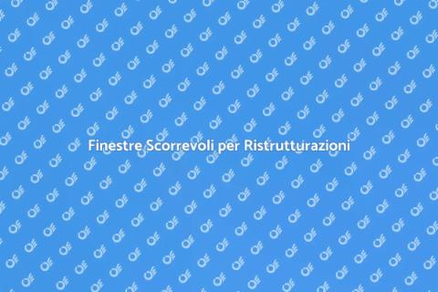 Installare Finestre Scorrevoli Alberghi