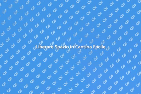 Come Svuotare la Cantina Senza Stress