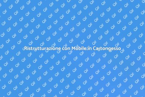 Posa di un Mobile in Cartongesso
