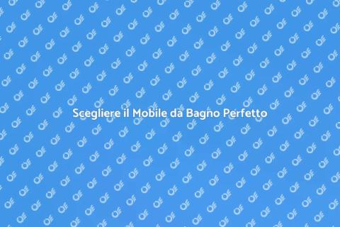 Mobile da Bagno con Piano Lavabo