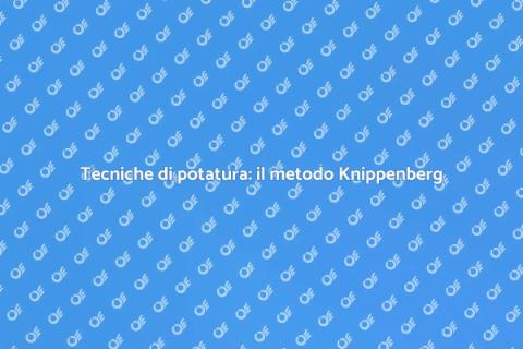 Potare la vite col sistema Knippenberg