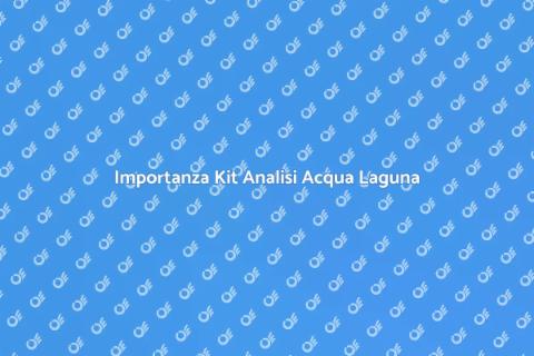 Kit per Analisi Acqua di Laguna