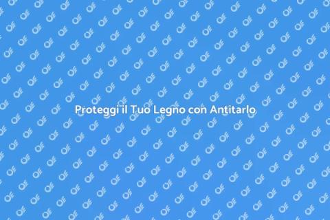 Trattamento Antitarlo: Proteggi il Legno