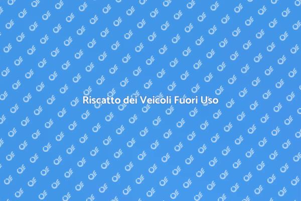 Come Gestire Veicoli Fuori Uso