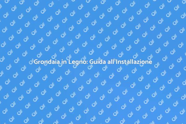 Proteggi la Tua Casa con una Grondaia