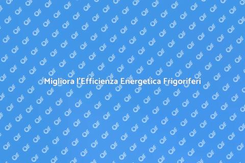 Efficienza Energetica Impianti Frigoriferi