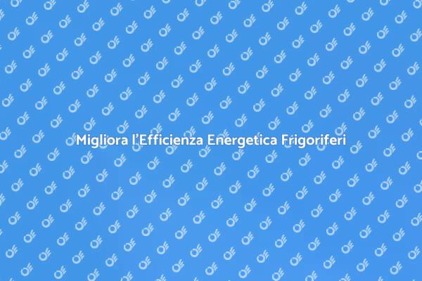Efficienza Energetica nei Frigoriferi