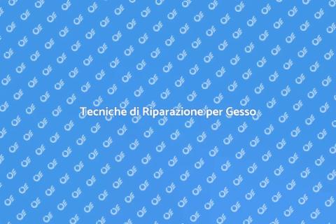 Riparazione di Pareti e Soffitti in Gesso
