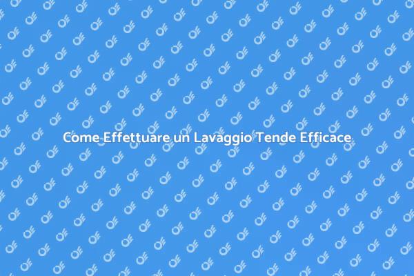 Importanza del Lavaggio Tende per la Casa