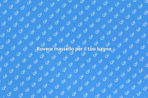 Mobile bagno in rovere massello