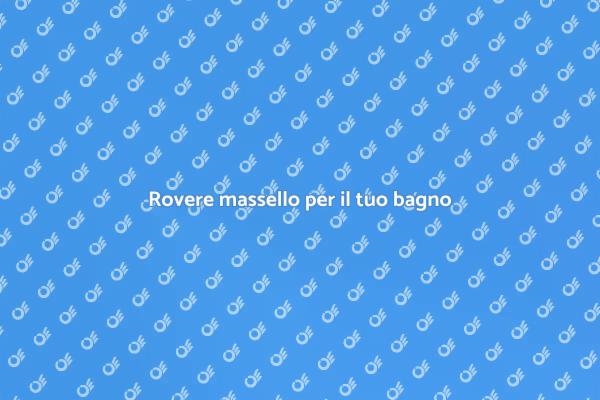 Scopri il mobile bagno in rovere