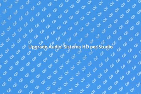 Installazione Sistema Audio HD