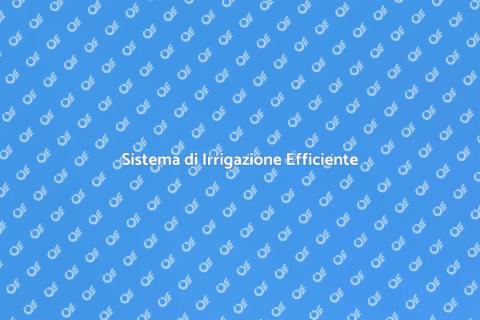 Irrigazione a Risparmio Energetico