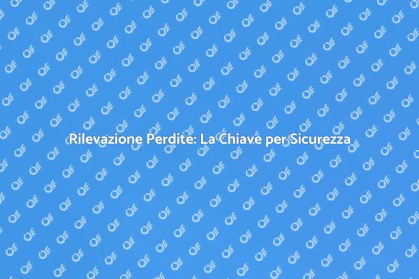 Proteggi la tua casa con la Rilevazione Perdite