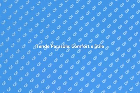 Montaggio Tende Parasole per Relax
