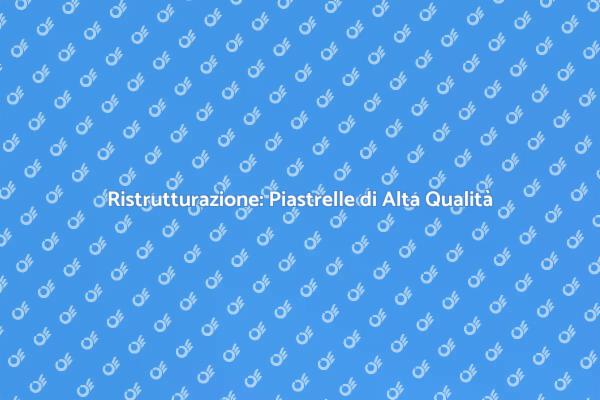 Trasforma la Tua Cucina con Piastrelle