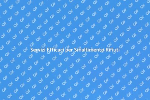 Smaltimento Rifiuti: Guida Completa