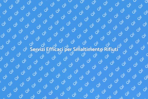 Guida al Corretto Smaltimento Rifiuti