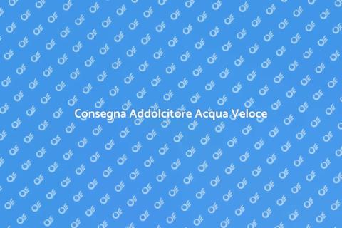 Servizio Addolcitore Acqua Efficiente