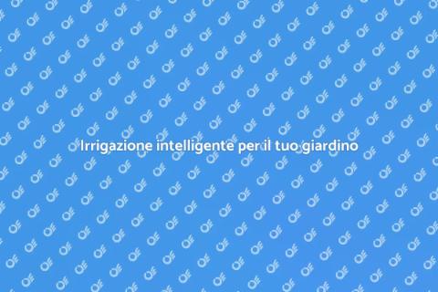Microirrigazione per un giardino rigoglioso