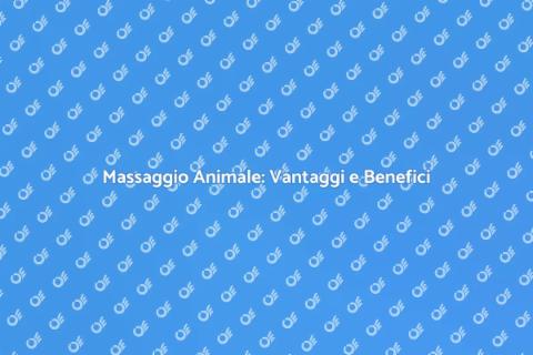 Massaggiatore per Animali: Benessere