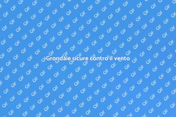 Proteggi le tue grondaie dal vento