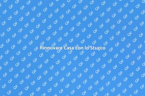Stucco per Ristrutturazioni Domestiche