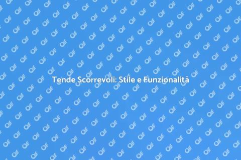 Tende a Pannelli Scorrevoli Motorizzati