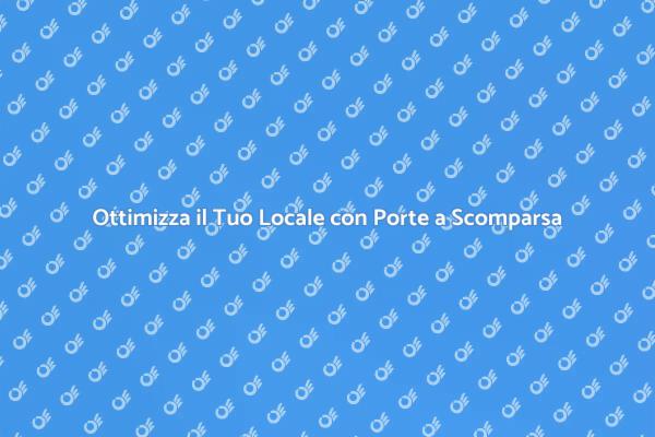 Porte a Scomparsa: Spazio e Stile