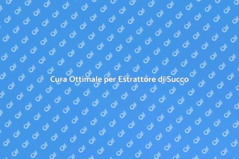 Manutenzione Estrattore di Succo