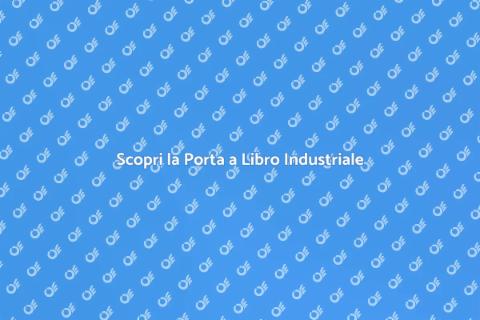 Porta a Libro Industriale: Stile e Funzionalità