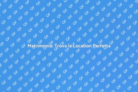 Location Matrimonio Elegante